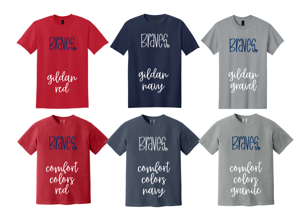 Braves Embroidered Tee